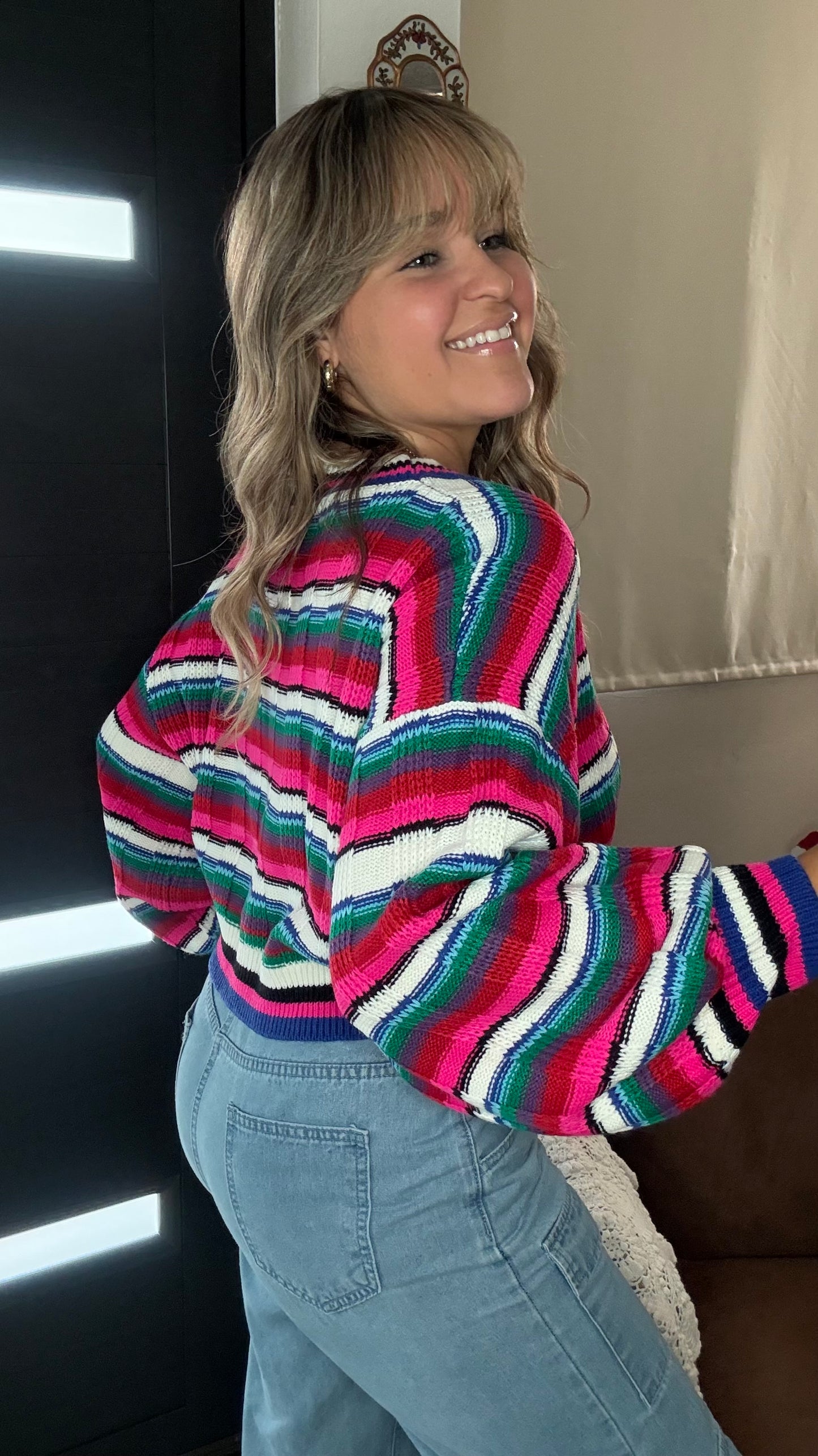 Cosmic lines Sweater