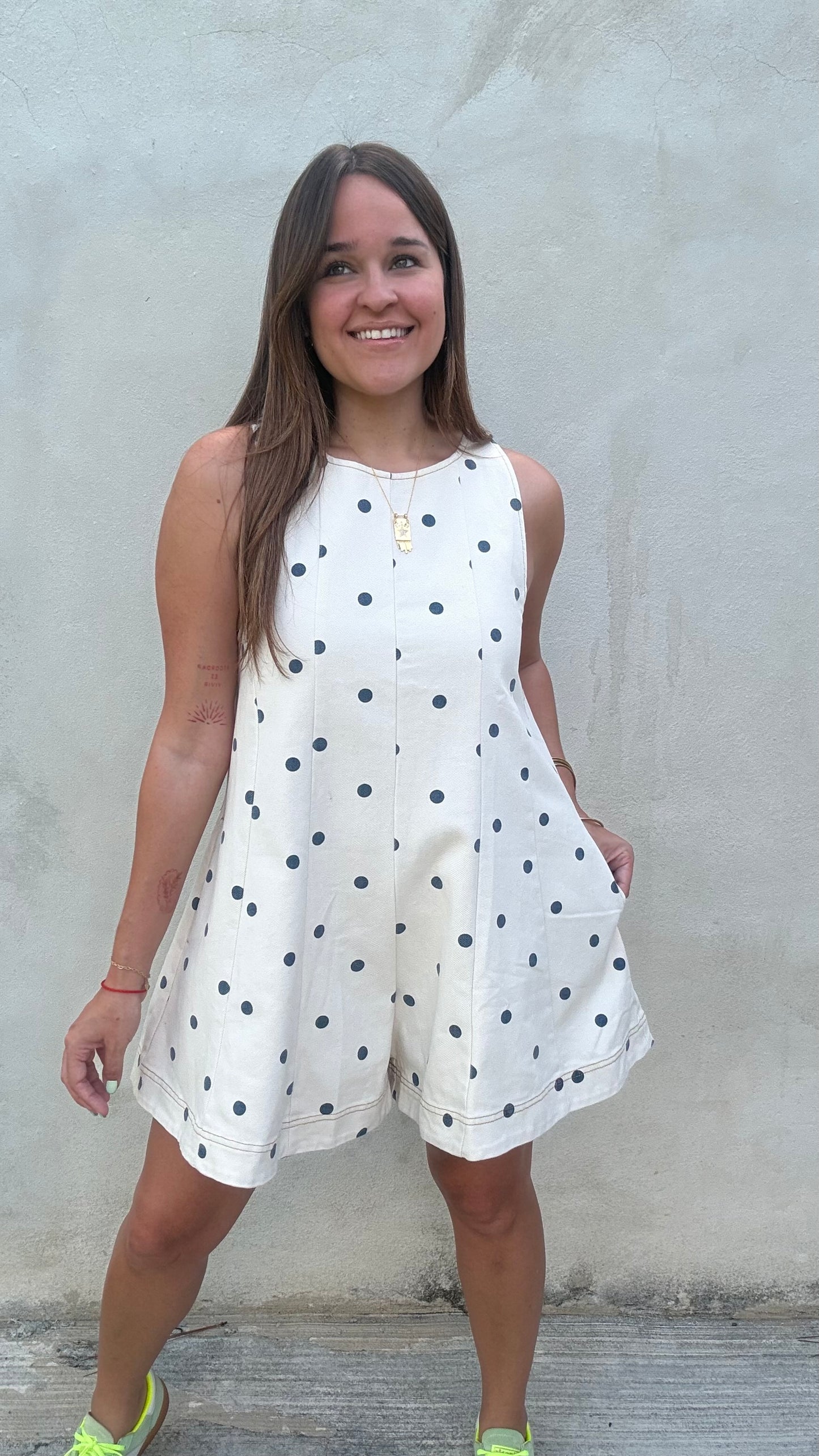 DotDot Denim Romper