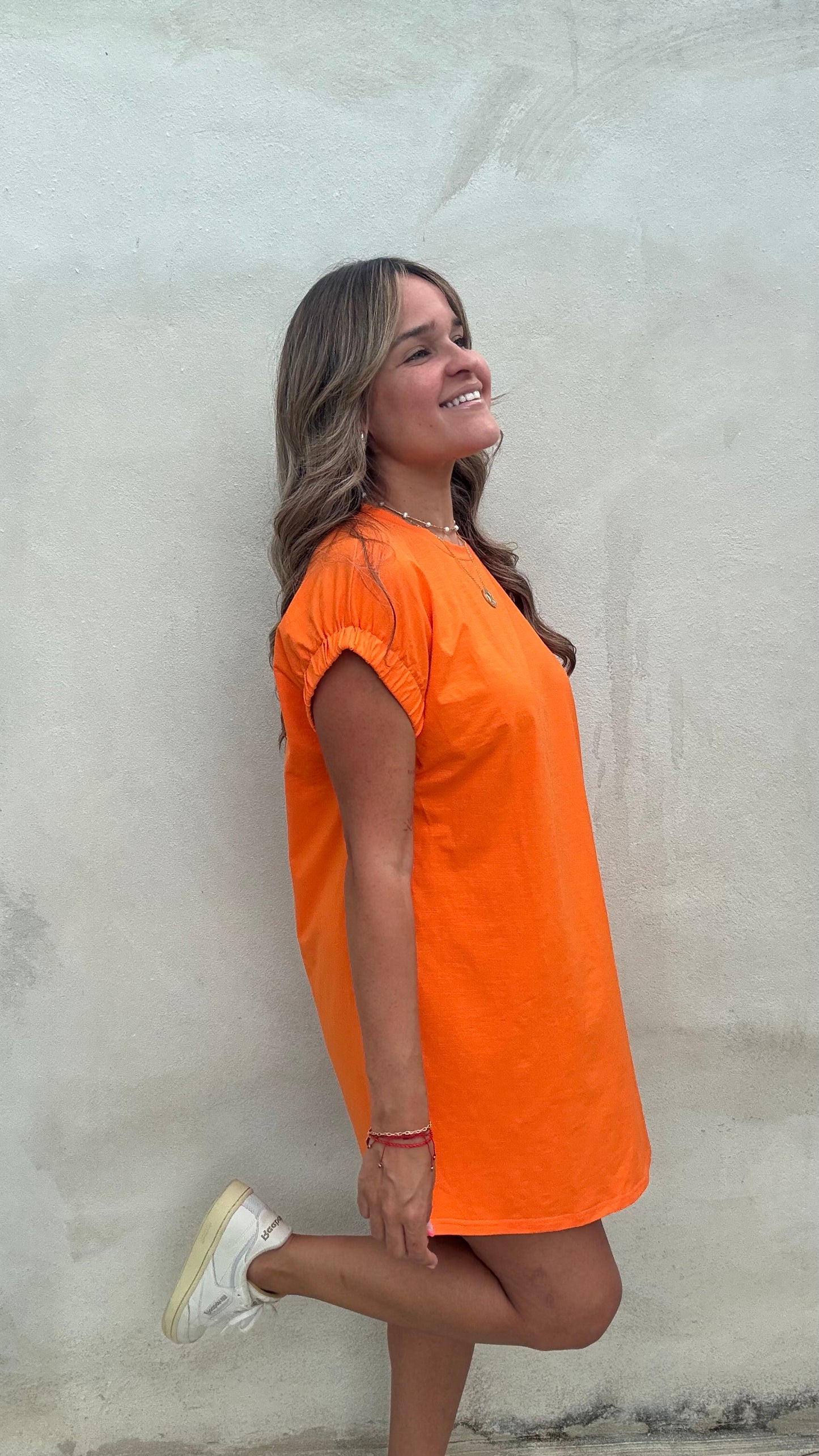 Sunset T-shirt dress