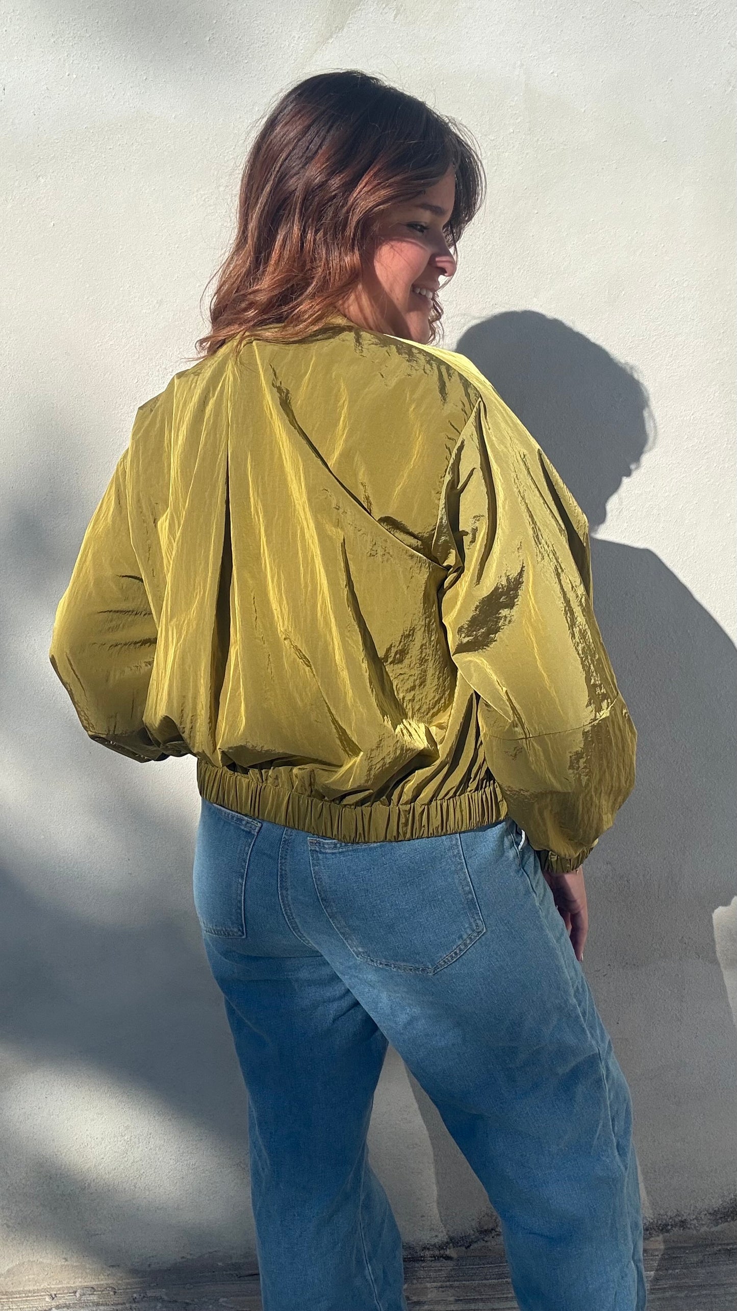 Shimmer Moss Bomber