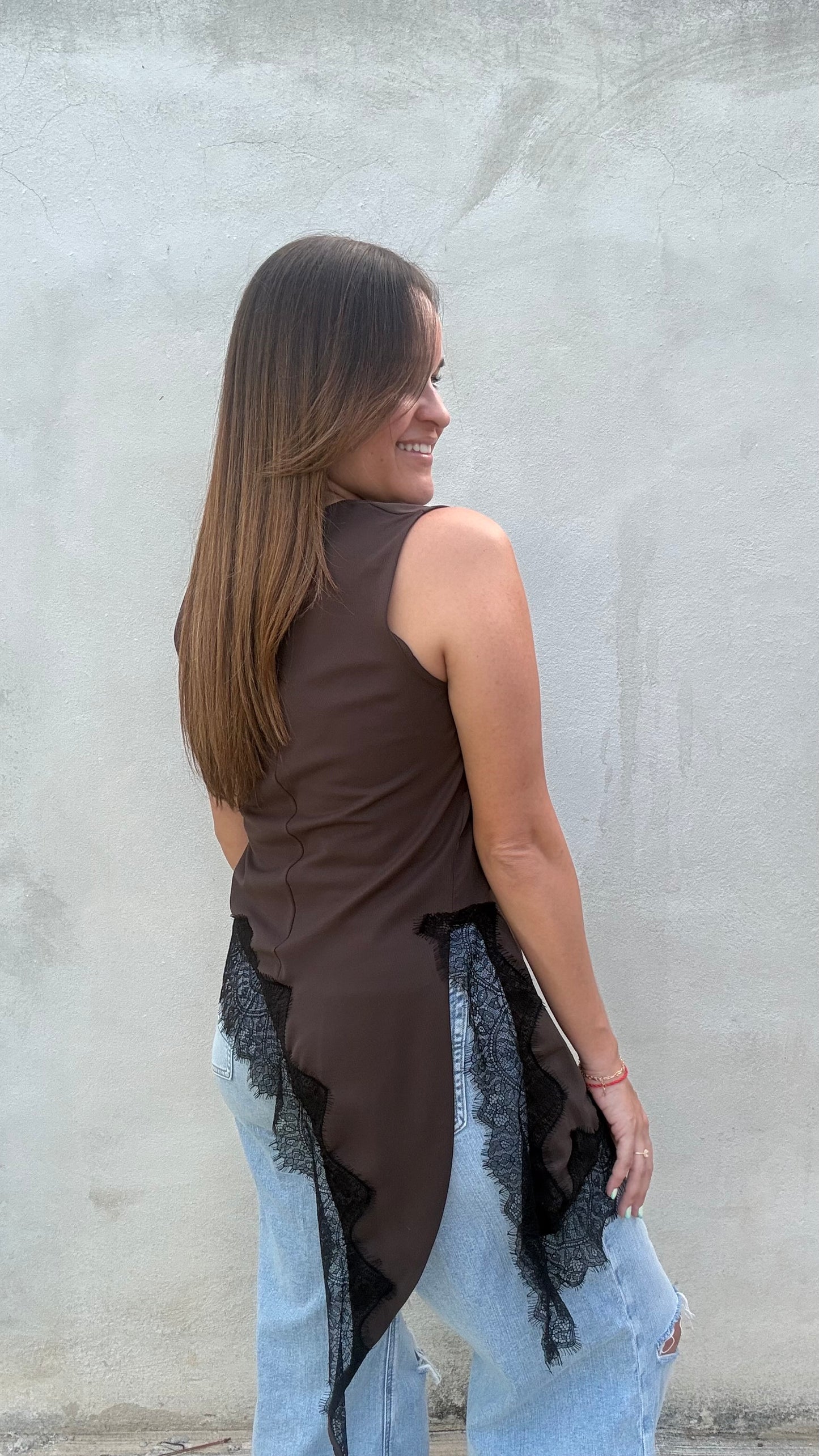 Midnight Muse Lace Top