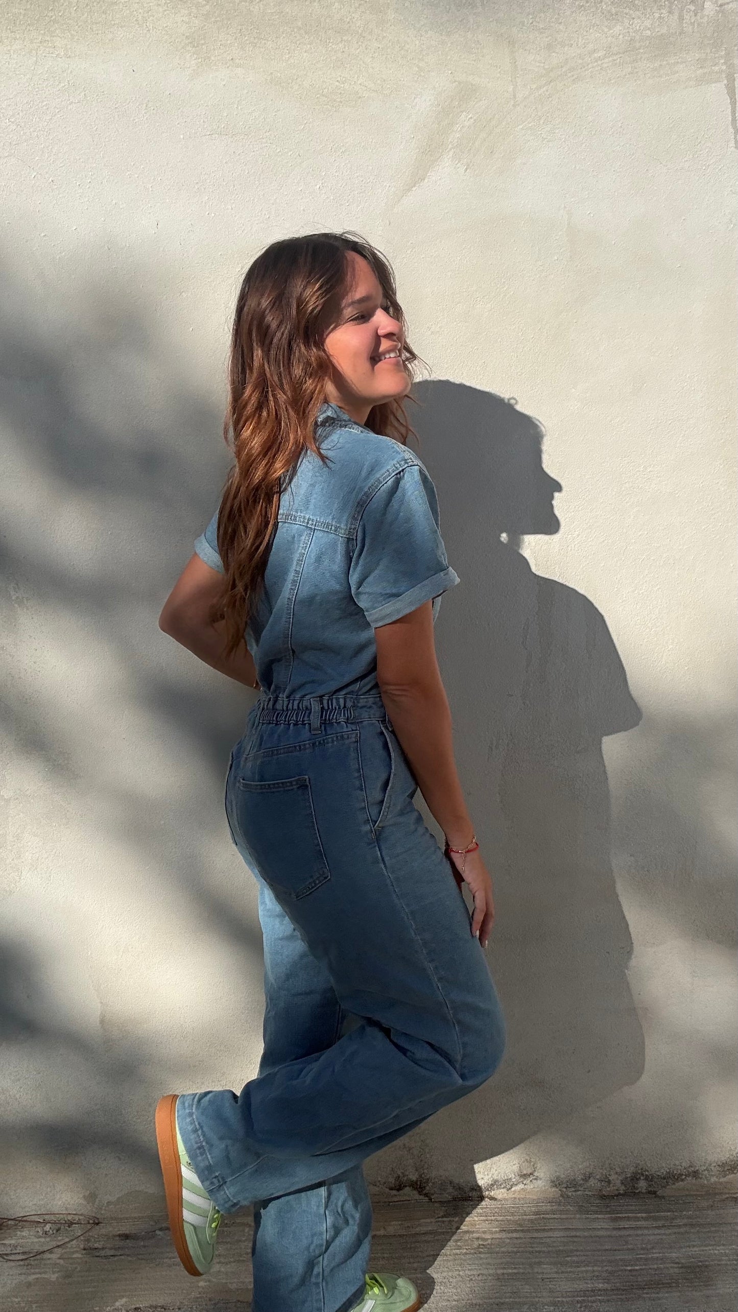 Utility Denim Jumpsuit