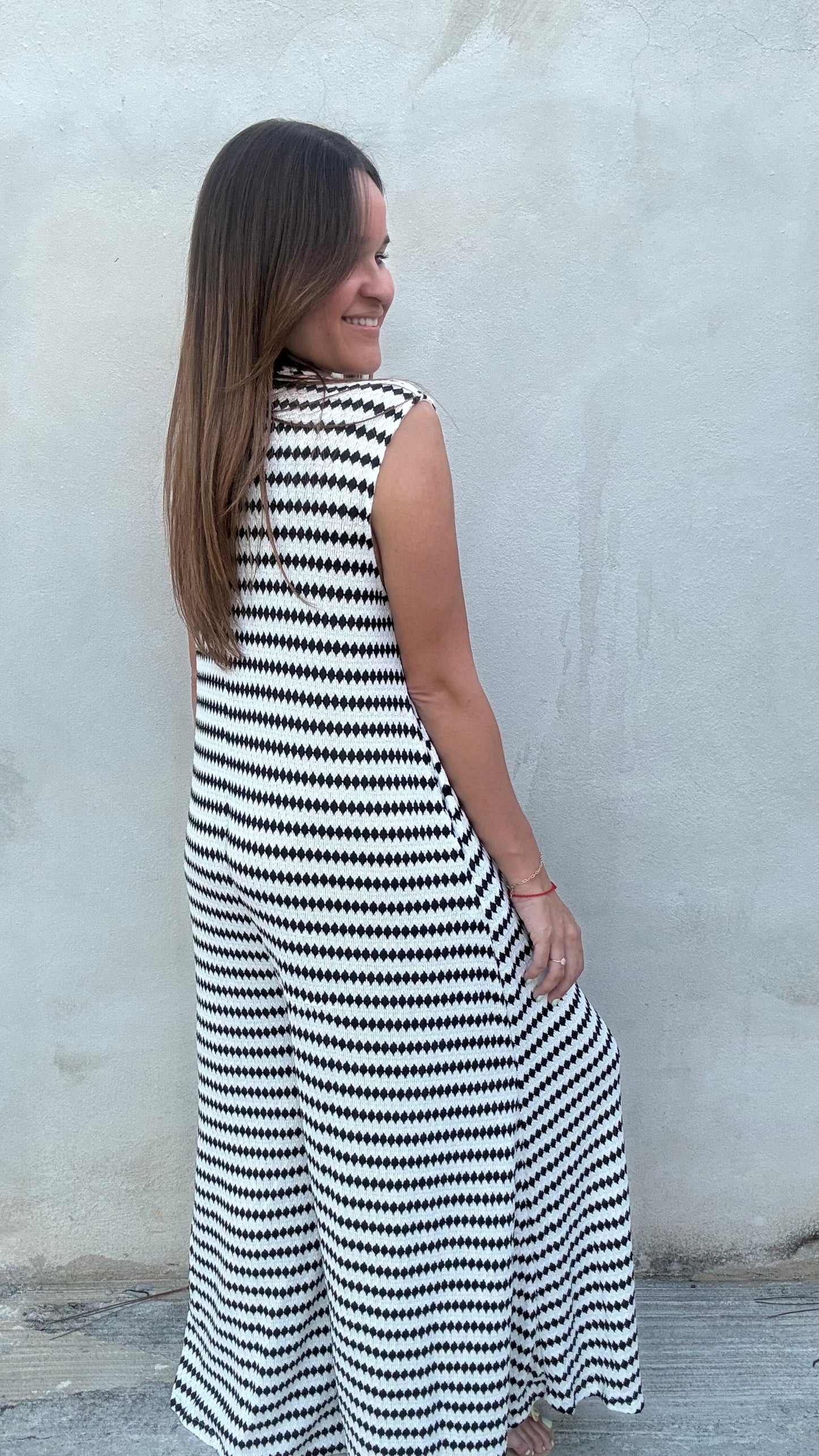 70’s B&W Jumpsuit