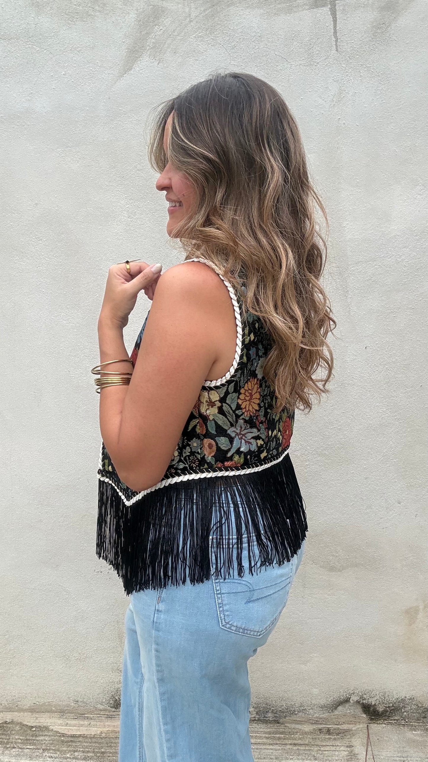Heirloom Fringe Vest