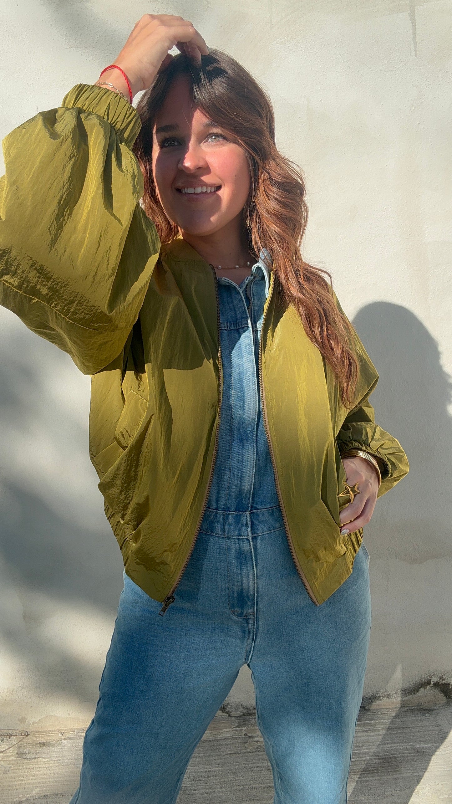 Shimmer Moss Bomber