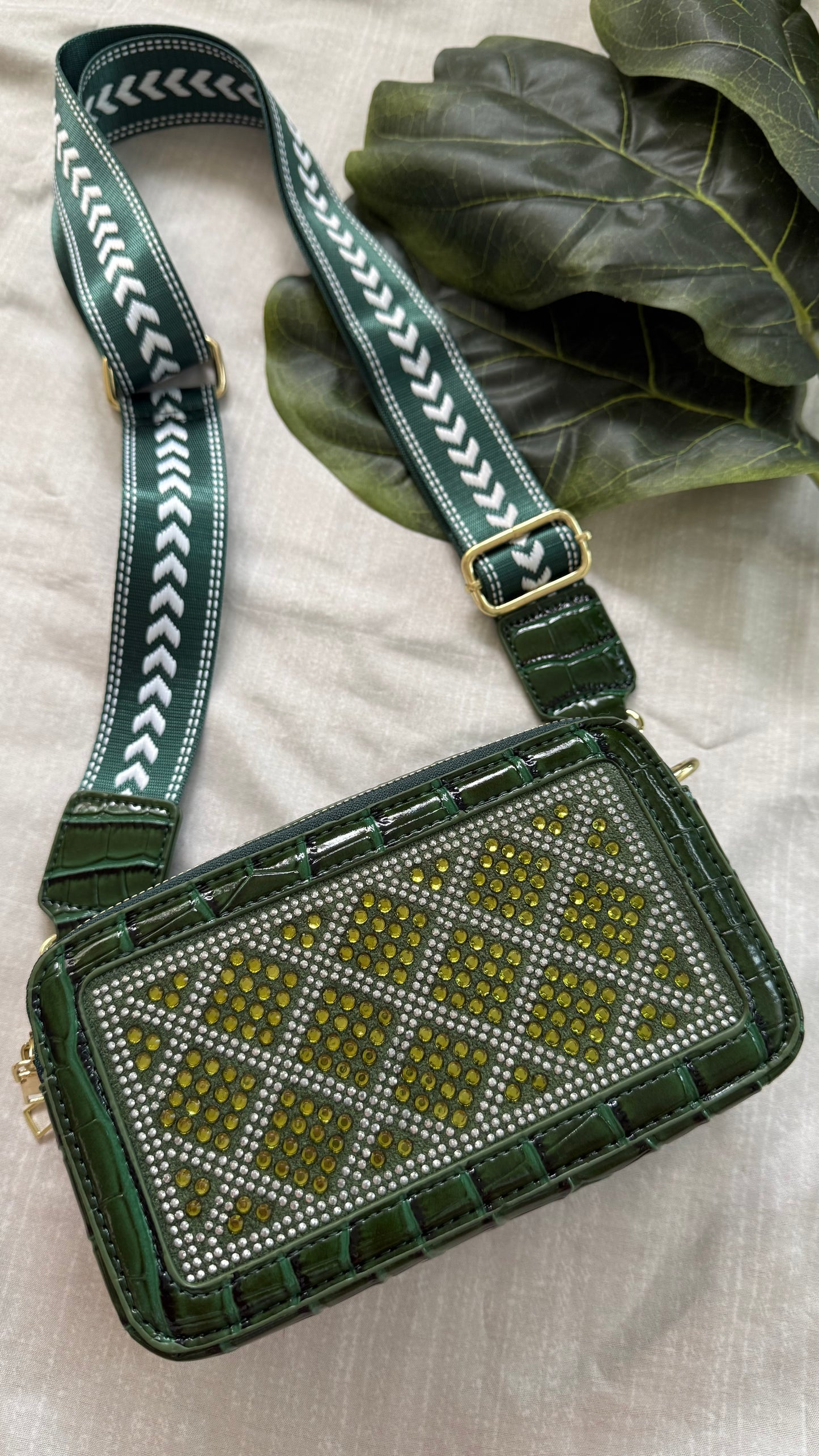Cocodrile Bling Crossbody