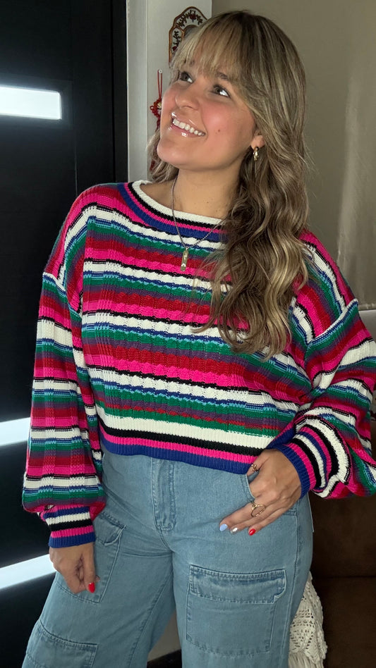 Cosmic lines Sweater