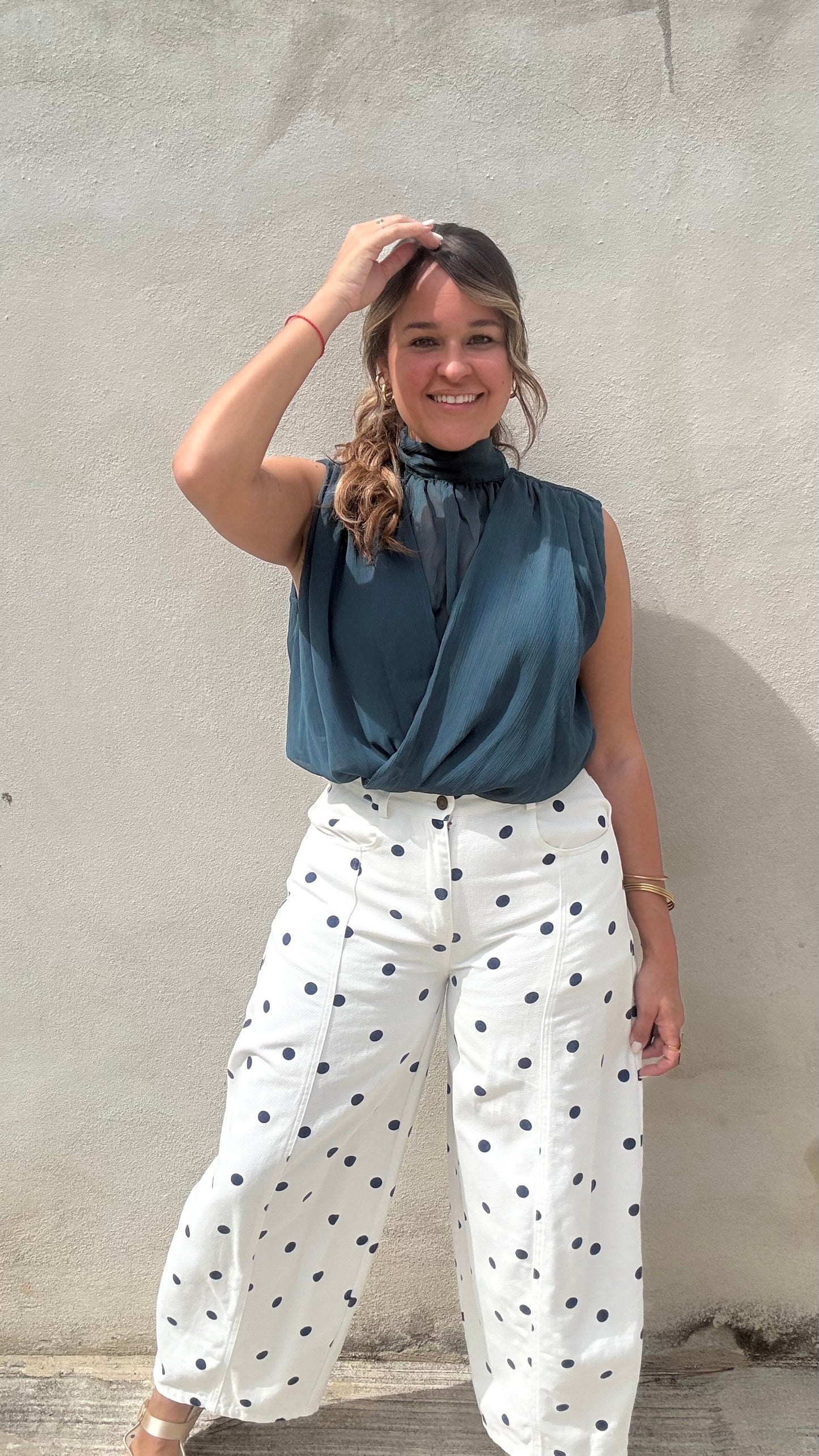 Elara High Neck Top