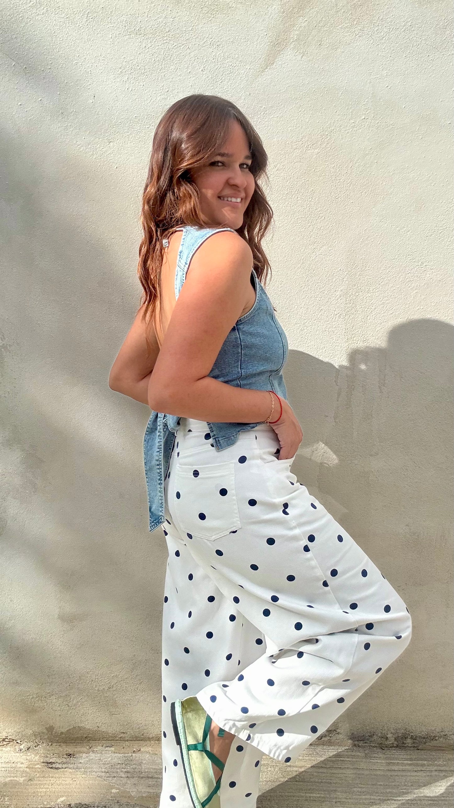 Dotty Barrel Jean